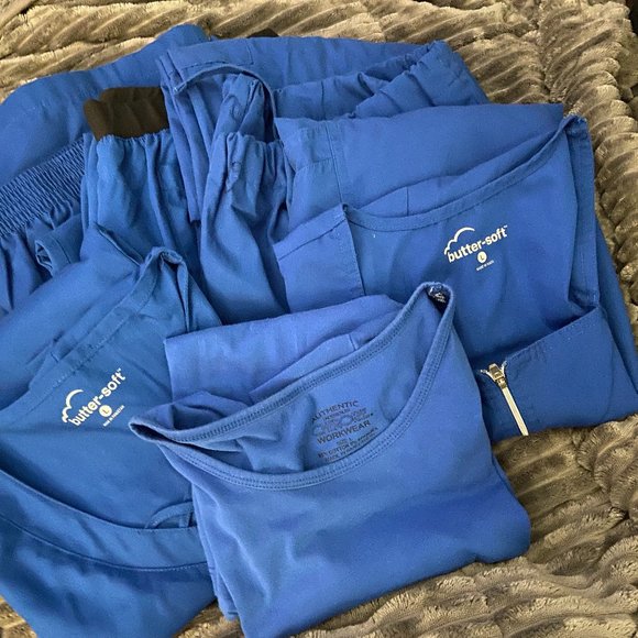 Butter Soft Royal Blue Scrub Sets Bundle Other - Butter soft Royal Blue Scrub sets  Size L Bundle